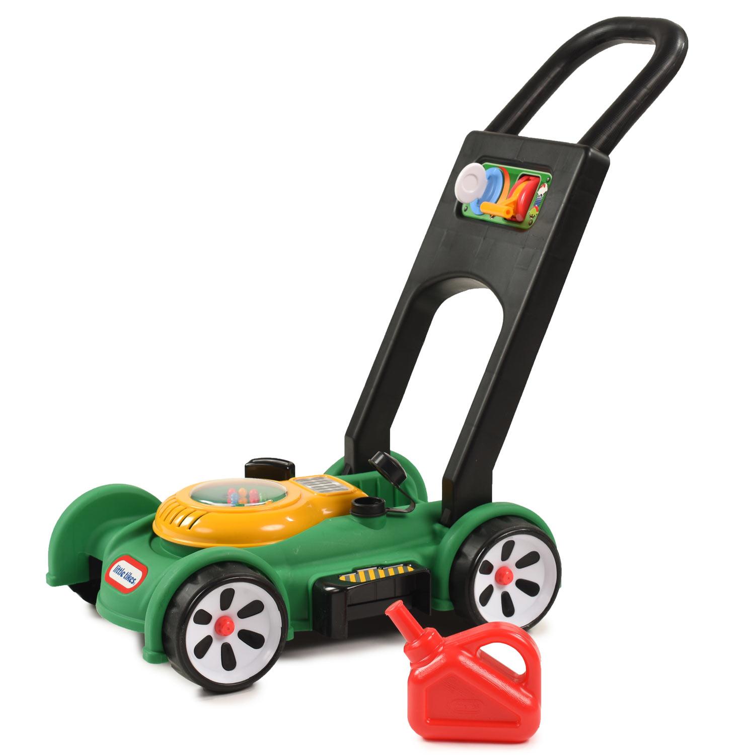popping lawn mower toy