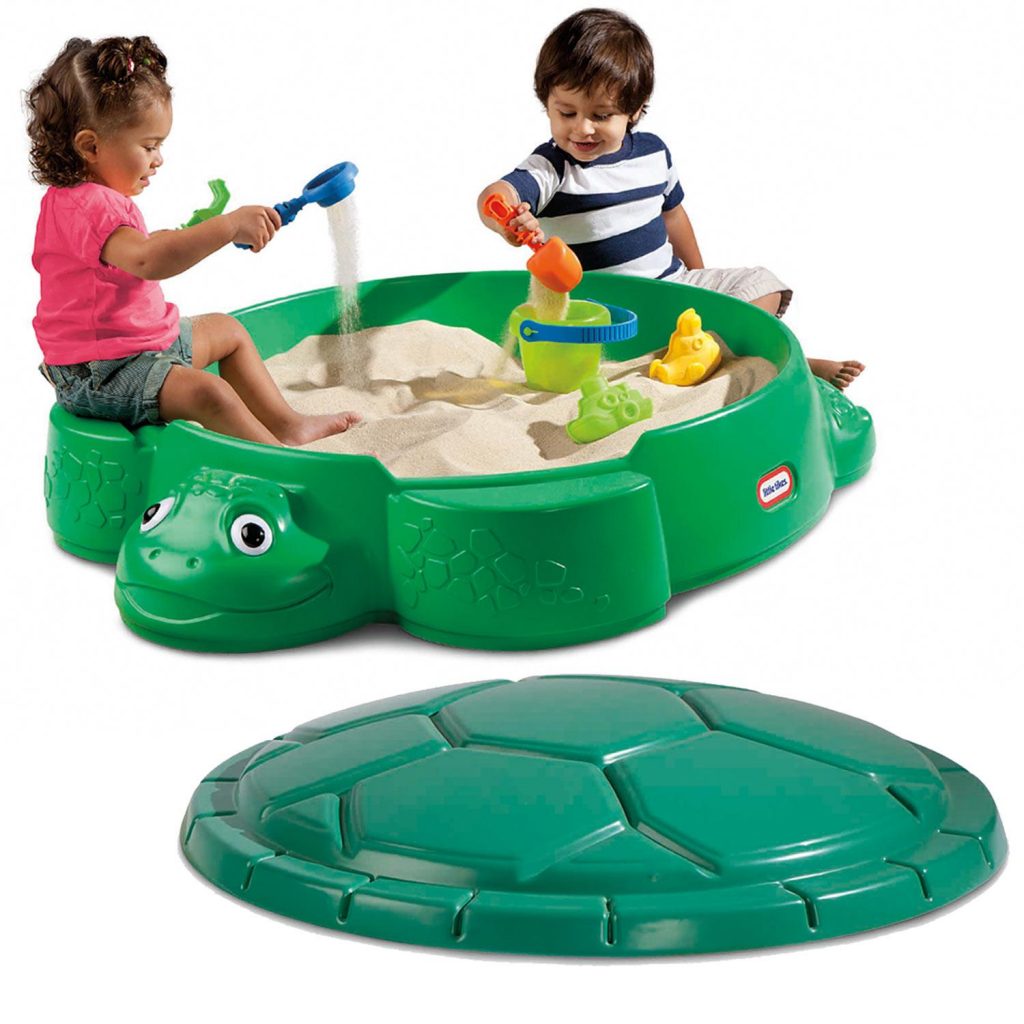 little tikes turtle round sandbox