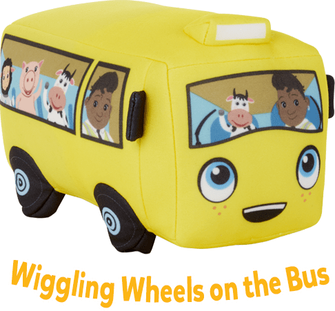 wiggling wheels on the bus
