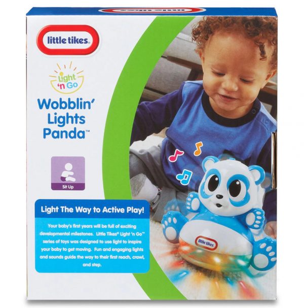 Little Tikes Wobblin Lights Panda Complete Pack
