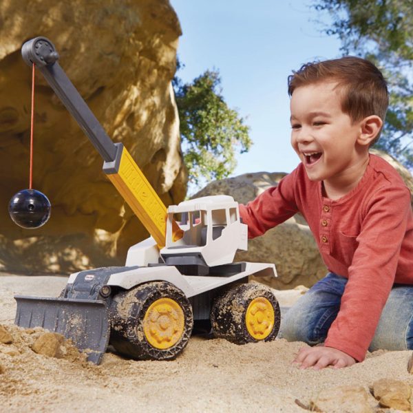 Little Tikes Dirt Digger Plow & Wrecking Ball With Boy
