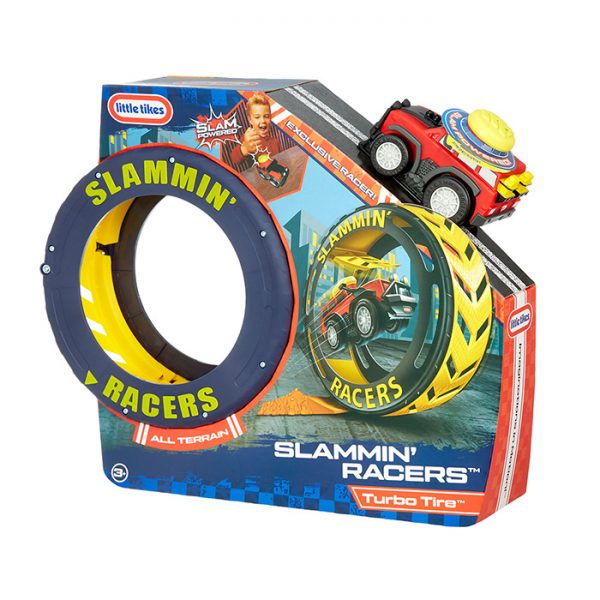 Slammin Racers Turbo Tire Playset Box