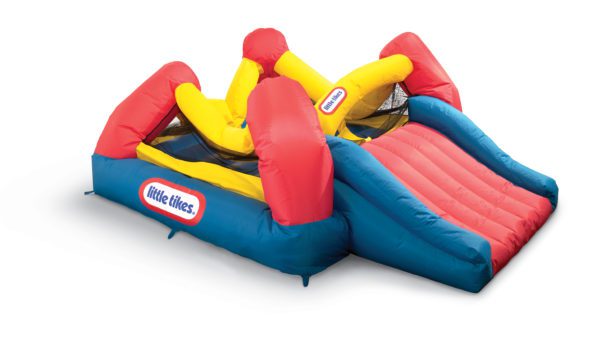 Little Tikes Jump N Slide Bouncer inflates in Minutes